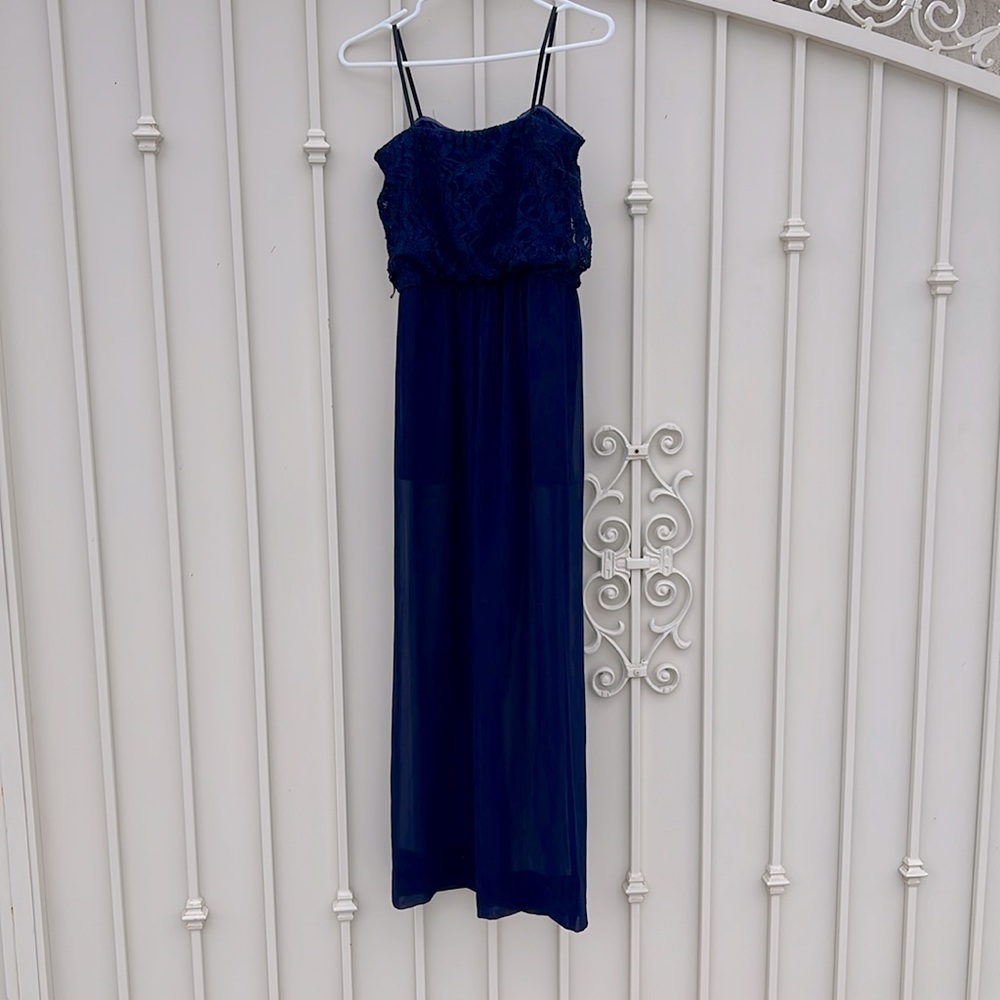 Navy blue jumpsuit